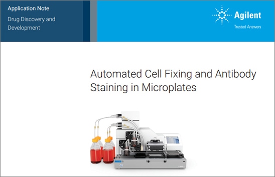 Automated Cell Fixing and Antibody Staining in Microplates, Application notes