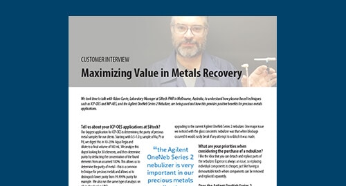 Maximizing Value in Metals Recovery