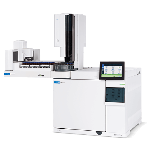 Agilent 8890 GC configured with two towers