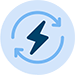 Digitization and process automation icon.